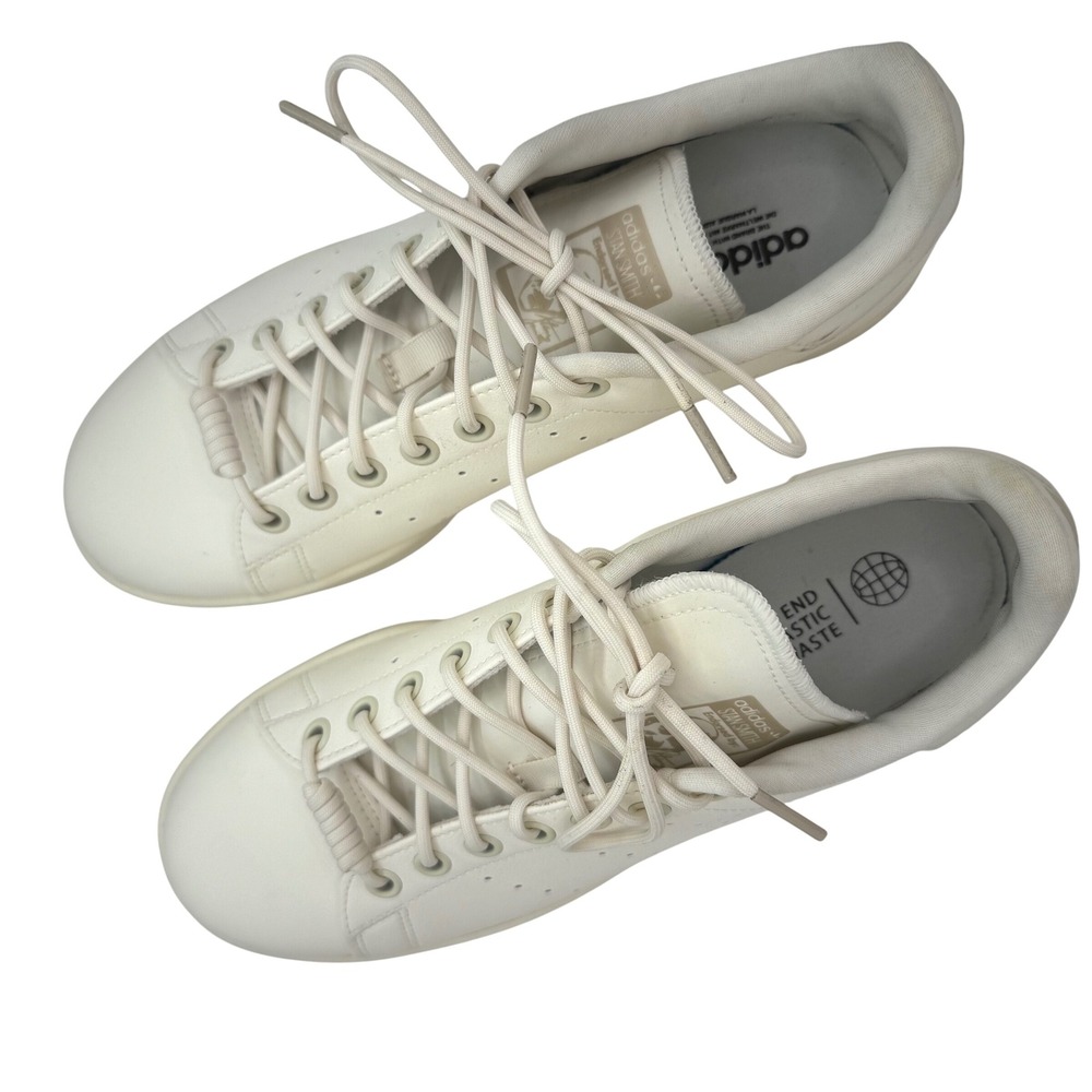 Adidas Stan Smith Primegreen Vegan Shoes Women's 8.5 Off White End Plastic Waste